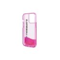 Karl Lagerfeld KLHCP14XLCKVF iPhone 14 Pro Max 6.7 Inch Pink/Pink Hard Case Liquid Glitter Elong