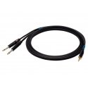 SSQ MIJM3 SS-1815 Cable Jack Stereo 3,5 mm - 2x Jack Mono 6,3 mm 3 m Black SSQ MIJM3 SS-1815 Cable Jack Stereo 3,5 mm - 2x Jack Mono 6,3 mm 3 m Black