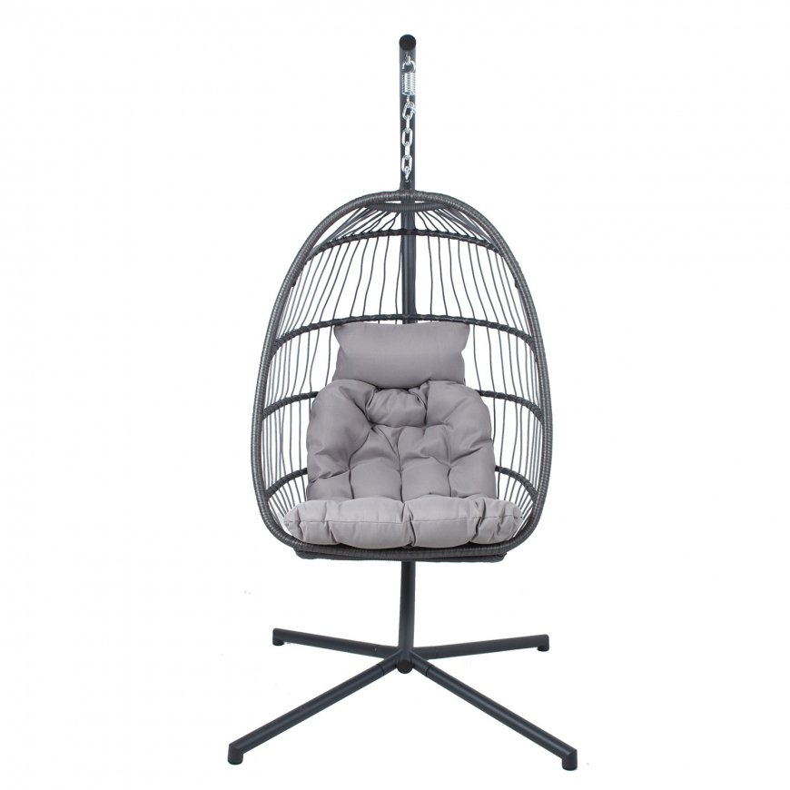 Hanging chair YOYO grey – 5