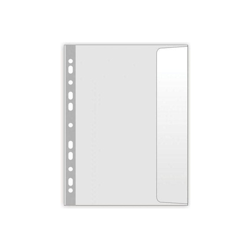 Herlitz Document cases transparent with flap B4 110mic. 50 pcs.