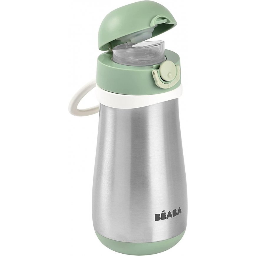 BEABA METAL DRINK FROM 18 MONTHS, 350 ML, SAGE Green – 2