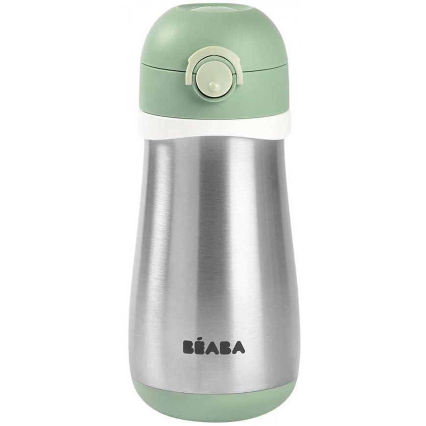 BEABA METAL DRINK FROM 18 MONTHS, 350 ML, SAGE Green – 4