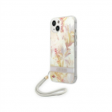 GUESS Hardcase Flower Strap GUOHCP14MHFLSU Back Cover, Apple, iPhone 14 Plus, Purple, 6.7 " GUESS Hardcase Flower Strap GUOHCP14MHFLSU Back Cover, Apple, iPhone 14 Plus, Purple, 6.7 "