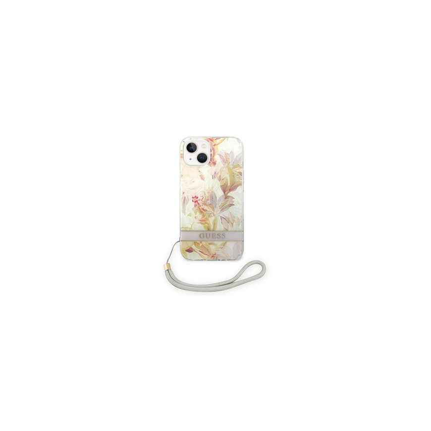 GUESS Hardcase Flower Strap GUOHCP14MHFLSU Back Cover, Apple – 2