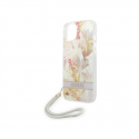 GUESS Hardcase Flower Strap GUOHCP14MHFLSU Back Cover, Apple, iPhone 14 Plus, Violetinė, 6.7 "