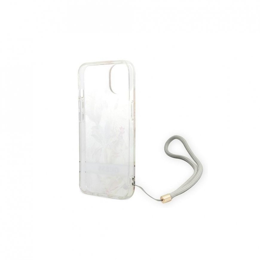GUESS Hardcase Flower Strap GUOHCP14MHFLSU Back Cover, Apple – 9
