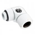 Bitspower Bitspower Advanced Multi-Link Adapteris jungtis 90 ° G1/4 Muitinės AG iki 12 mm AD Hardtube, balta Bitspower Bitspower Advanced Multi-Link Adapteris jungtis 90 ° G1/4 Muitinės AG iki 12 mm AD Hardtube, balta