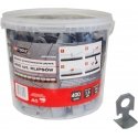 AW-Tools AWTOOLS TILE LEVELING SYSTEM STANDARD 1.5mm - 7-15mm - CLIP 400 pcs. AW-Tools AWTOOLS TILE LEVELING SYSTEM STANDARD 1.5mm - 7-15mm - CLIP 400 pcs.