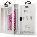 Karl Lagerfeld Karlas Lagerfeldas KLHCP12SROPI „iPhone“ 12 mini 5,4 colių rožinė/rožinės hardcase kr