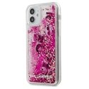 Karl Lagerfeld Karl Lagerfeld KLHCP12SROPI iPhone 12 Mini 5.4 Inch Pink/Pink Hardcase Litter Beads Karl Lagerfeld Karl Lagerfeld KLHCP12SROPI iPhone 12 Mini 5.4 Inch Pink/Pink Hardcase Litter Beads