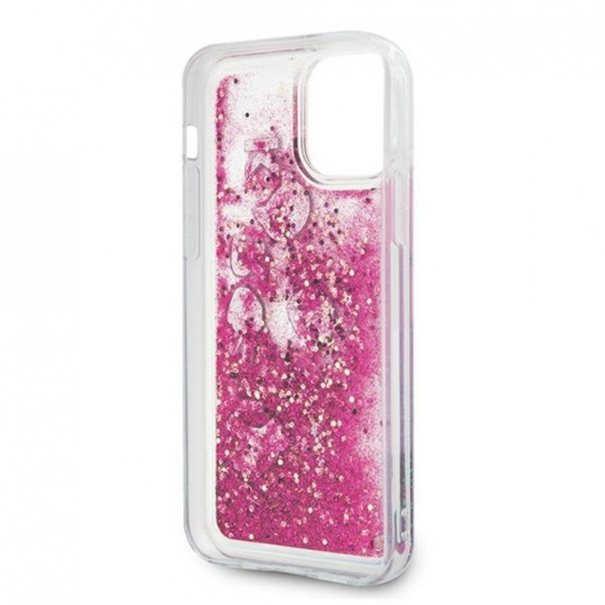 Karl Lagerfeld Karl Lagerfeld KLHCP12SROPI iPhone 12 Mini 5.4 Inch Pink/Pink Hardcase Litter Beads – 11