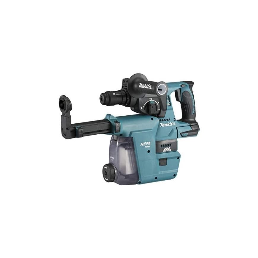 Makita DHR243ZJW Akumuliatorinis perforatorius, 18 V, SDS-PLUS, 2,0J LED, VACUUM, Be akumuliatorių i – 3