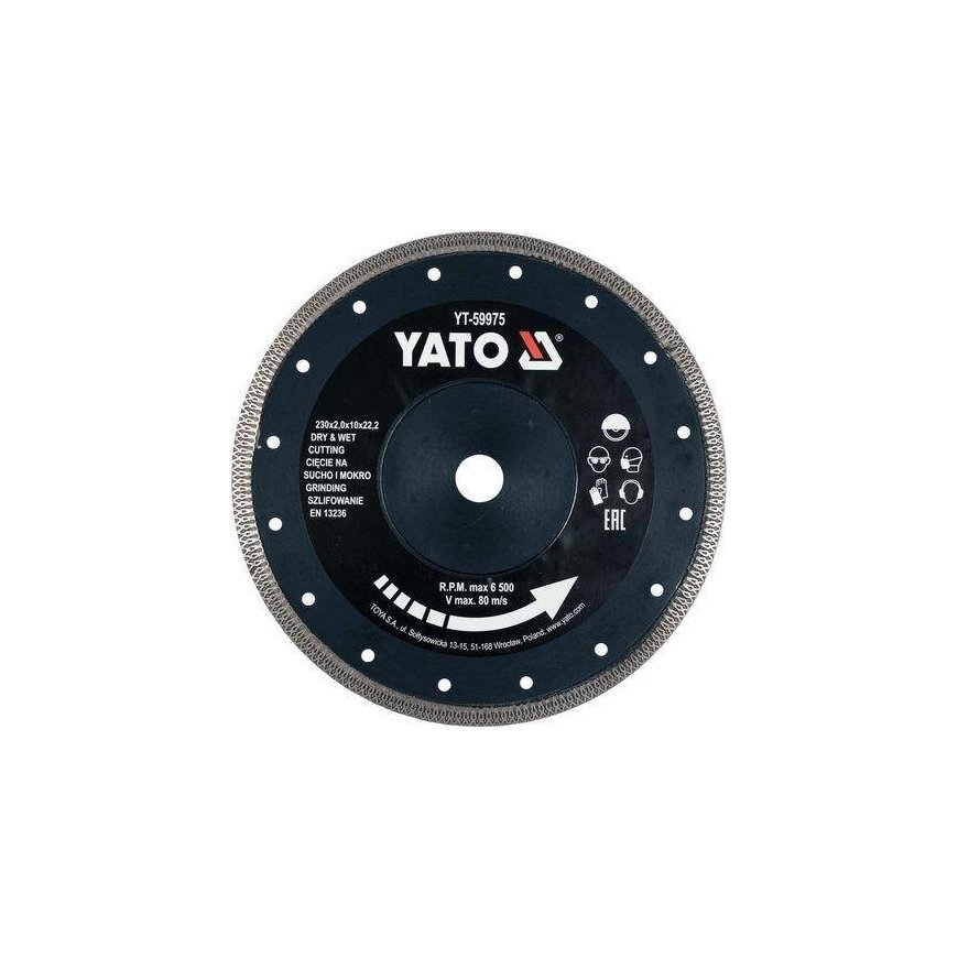 YATO DIAMOND WHEEL 230mm CERAMICS – 2