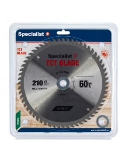 Specialist + Cutting disc 210x60Tx30 / 20/16 mm