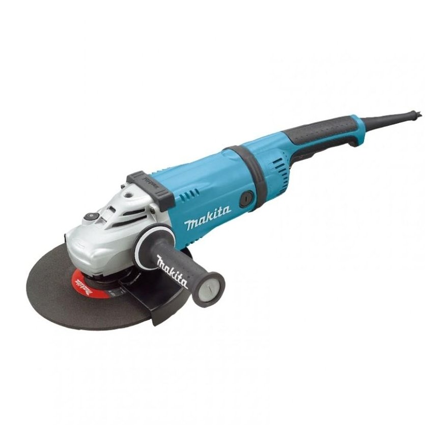 Makita GA9040SF01 Angle Grinder, 2600W, 230mm, 6.7kg, Swivel Back Handle, Anti-Vibration Side Handle – 5