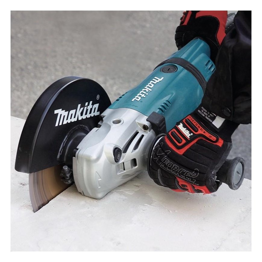 Makita GA9040SF01 Kampinis šlifuoklis, 2600 W, 230 mm, 6,7kg, pasukama galinė rankena, antivibracinė – 6