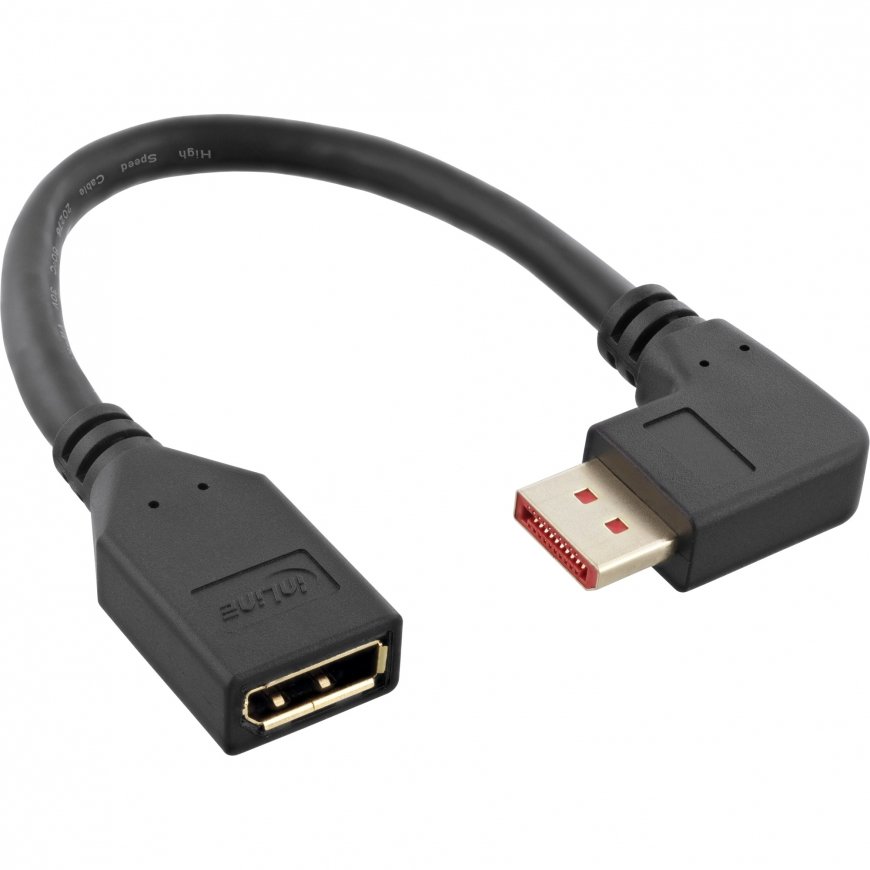InLine 17159R DisplayPort-kaapeli 0,15 m Musta
