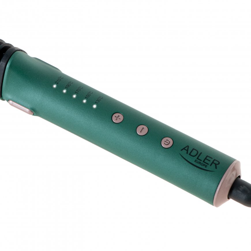 Adler Straightening AD 2324 Number of temperature settings 5, Temperature (max) 210 °C, Green – 3