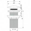 Basin bottom valve Click Clack without overflow Deante B10A Basin bottom valve Click Clack without overflow Deante B10A