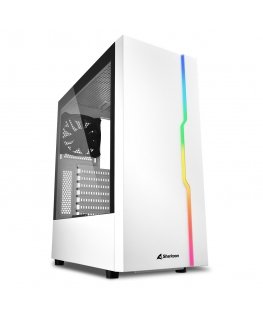 Sharkoon RGB Slider Midi Tower Valkoinen