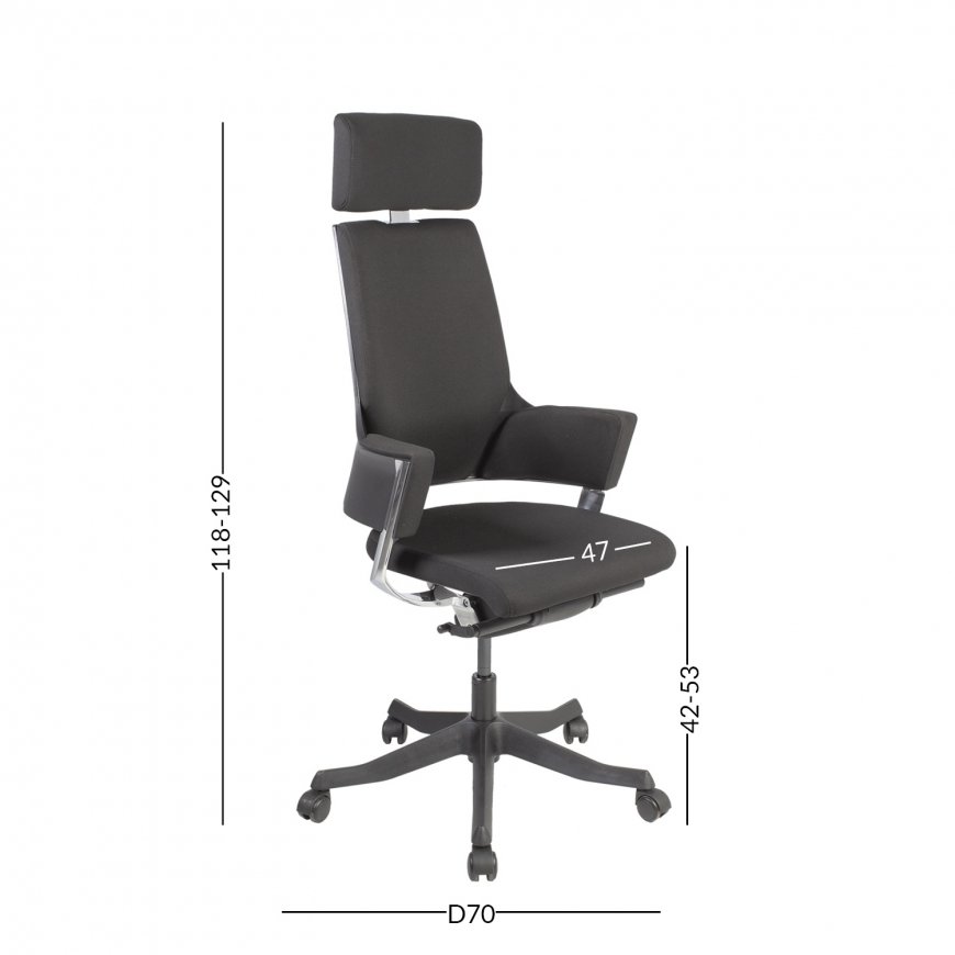 Task chair DELPHI black – 6