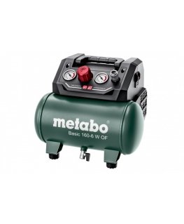 Compressor Basic 160-6 W OF bez eļļas, Metabo