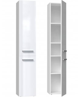 Topeshop NEL II BIEL POŁ vannitoakapp Valge