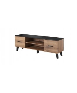 Cama RTV LOTTA 160 2D2K WOT+B TV statīvs un izklaides centrs 1 plaukti