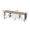 Cama RTV LOTTA 160 2D2K WOT+B telerilaud ja meelelahutuskeskus 1 riiulid Cama RTV LOTTA 160 2D2K WOT+B telerilaud ja meelelahutuskeskus 1 riiulid
