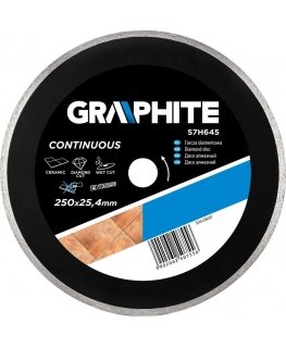 Graphite Graphite diamond disc (diamond disc 250 x 25.4 mm, solid)