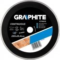 Graphite Grafitinis deimantinis diskas (deimantinis diskas 250 x 25,4 mm, tvirtas) Graphite Grafitinis deimantinis diskas (deimantinis diskas 250 x 25,4 mm, tvirtas)