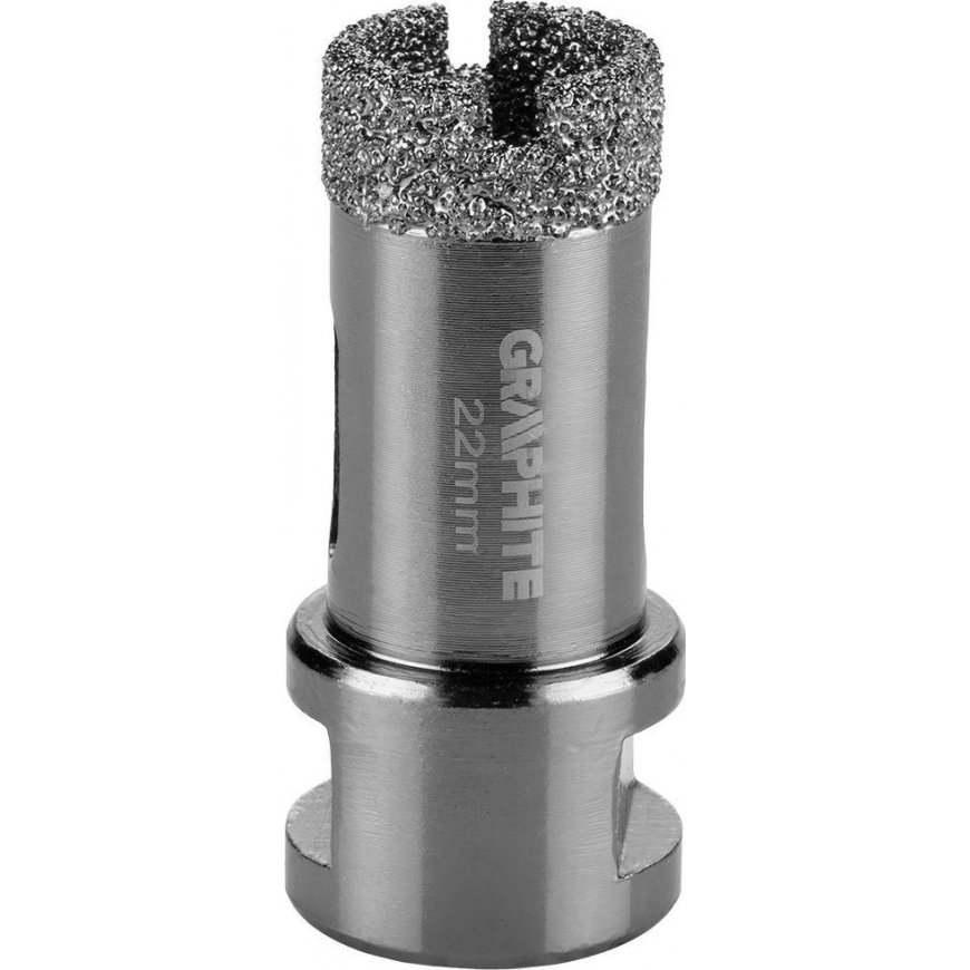Graphite Grafitas 22 MM X M14 DEIMANTINĖS KIUGĖS KIUGĖS LAIKIKLIS 55H306 GRAFITAS