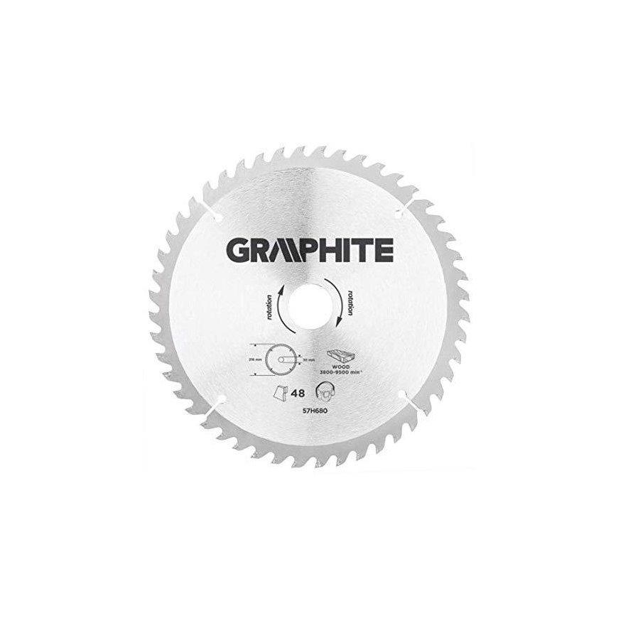 Graphite Graphite circular saw 216x30x3.2mm 48z. - 57H680 – 2