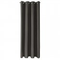 Eurofirany LOGAN blackout night curtain, 135X250 cm, loops / rings, color: graphite Eurofirany LOGAN blackout night curtain, 135X250 cm, loops / rings, color: graphite