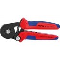 Profesionalios užspaudimo replės 0.08-16mm² arba 2x10mm² antgaliams, 97 53 14 KNIPEX Profesionalios užspaudimo replės 0.08-16mm² arba 2x10mm² antgaliams, 97 53 14 KNIPEX