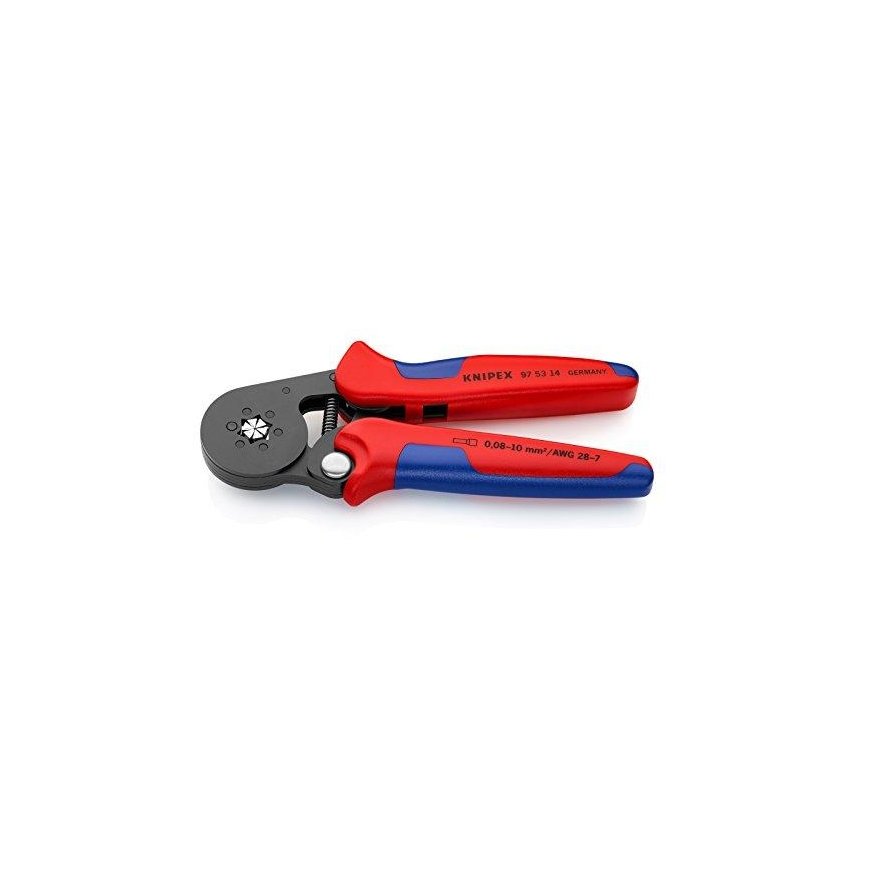 Professional crimping pliers for 0.08-16mm² or 2x10mm² tips, 97 53 14 KNIPEX – 4