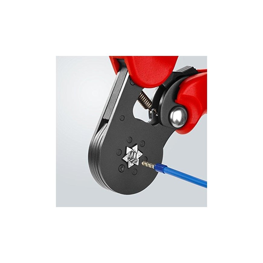 Professional crimping pliers for 0.08-16mm² or 2x10mm² tips, 97 53 14 KNIPEX – 9