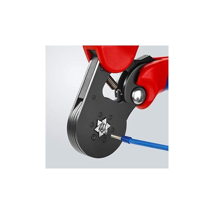 Professional crimping pliers for 0.08-16mm² or 2x10mm² tips, 97 53 14 KNIPEX – 12