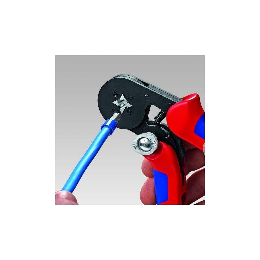 Professional crimping pliers for 0.08-16mm² or 2x10mm² tips, 97 53 14 KNIPEX – 15