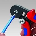 Profesionalios užspaudimo replės 0.08-16mm² arba 2x10mm² antgaliams, 97 53 14 KNIPEX Profesionalios užspaudimo replės 0.08-16mm² arba 2x10mm² antgaliams, 97 53 14 KNIPEX
