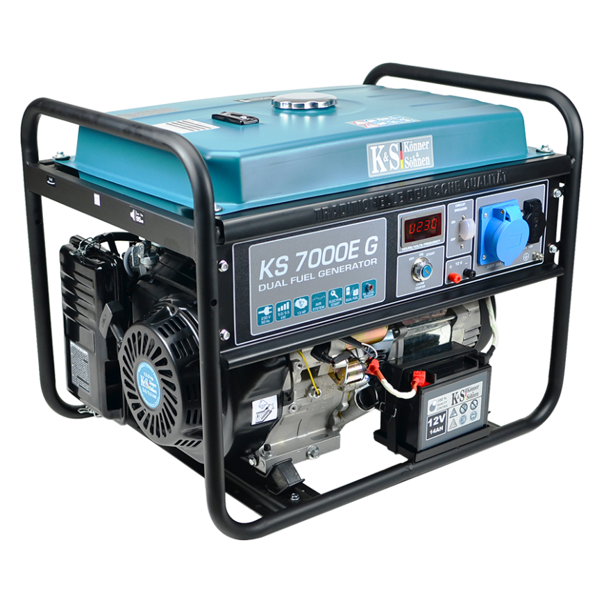 Könner & Söhnen hybrid (petrol/LPG) generator KS 7000E G – 3