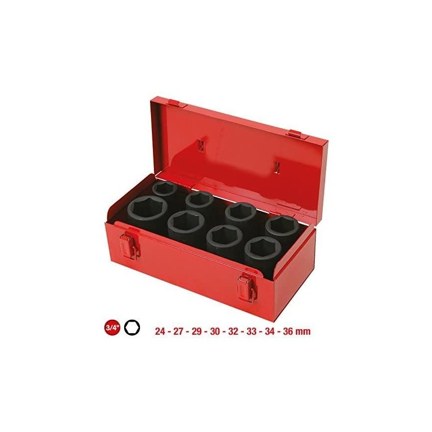 "Kompl. smūg. galvučių 3/4"" 8 vnt.", KS Tools – 4
