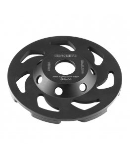 GRAPHITE Diamond grinding disc 125 x 22.2 x 5 mm, segment L