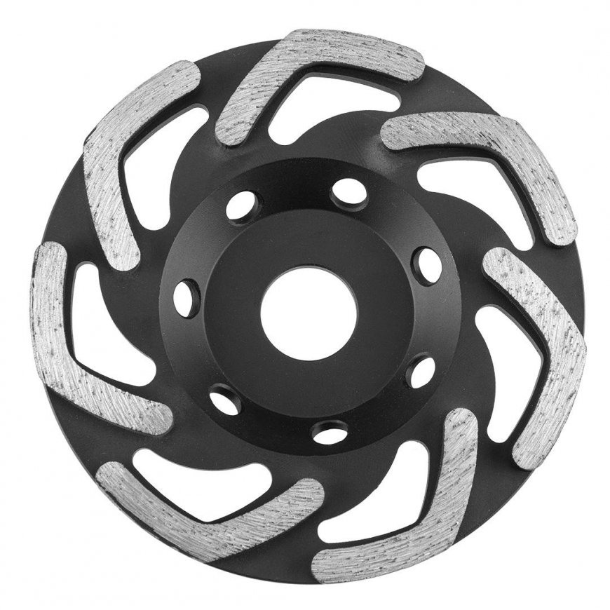 GRAPHITE Diamond grinding disc 125 x 22.2 x 5 mm, segment L – 4