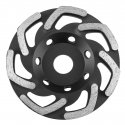 GRAPHITE Diamond grinding disc 125 x 22.2 x 5 mm, segment L