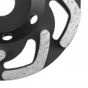 GRAPHITE Diamond grinding disc 125 x 22.2 x 5 mm, segment L