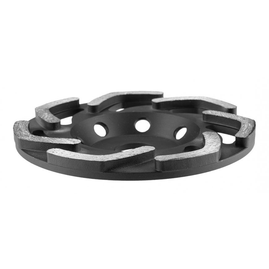 GRAPHITE Diamond grinding disc 125 x 22.2 x 5 mm, segment L – 8