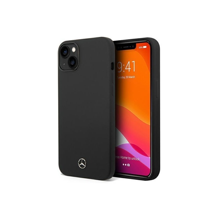 Mercedes-Benz CASE MERCEDES SILICONE LINE for iPhones 14 + universal