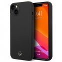 Case Mercedes Benz Mercedes Mercedes MEHCP14MSILBK iPhone 14 Plus 6.7 inch black/black hardcase sili