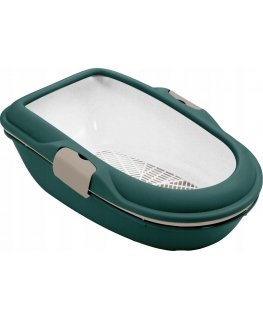 Zolux Furba litter box with strainer 39x59x22 Brown-green